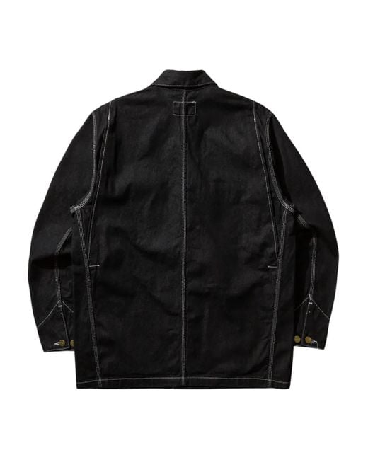 Carhartt Black Og Chore Denim Jacket for men