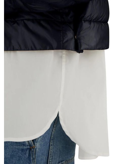 Herno Blue Gefütterte Jacke