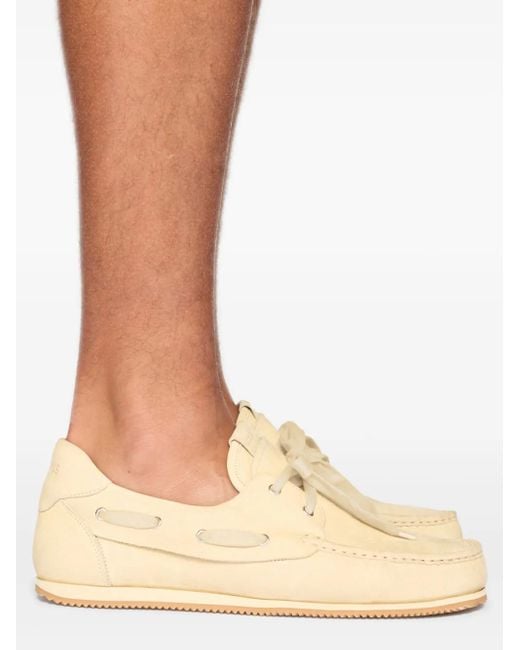 Jacquemus White Les Batto Boat Shoes for men