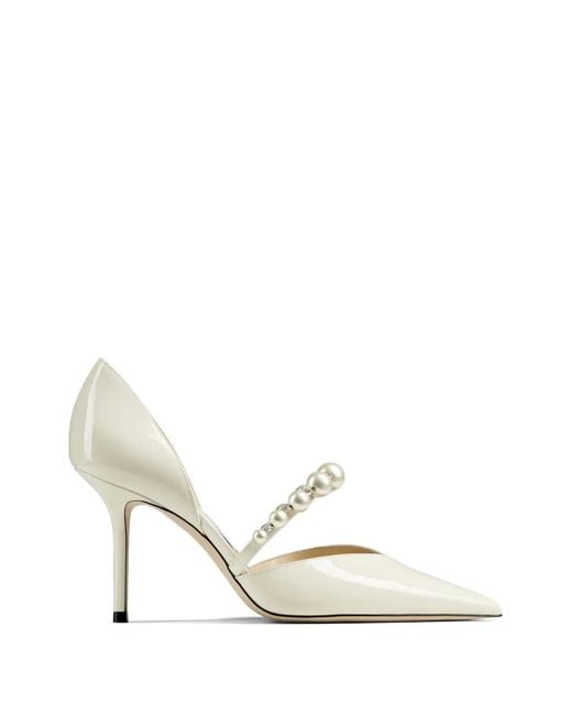 Jimmy Choo White Aurelie 85