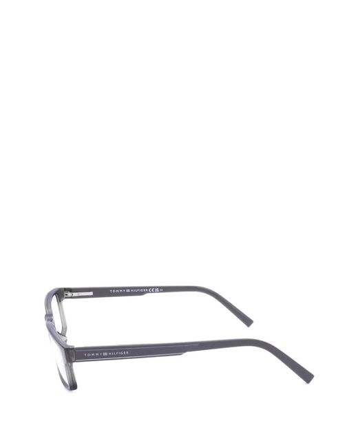 Tommy Hilfiger Natural Rectangle-Frame Glasses for men