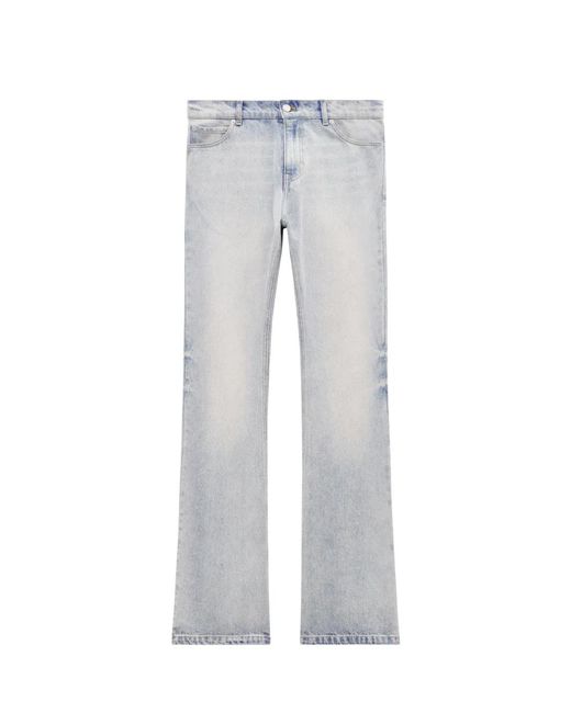 Courreges Gray 70's Bootcut Cotton Jeans for men