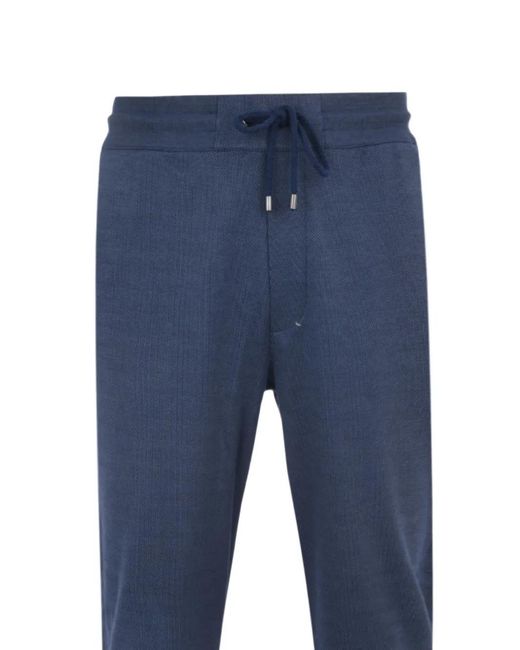 Pantalones De Chándal Con Cordones Pal Zileri de hombre de color Blue