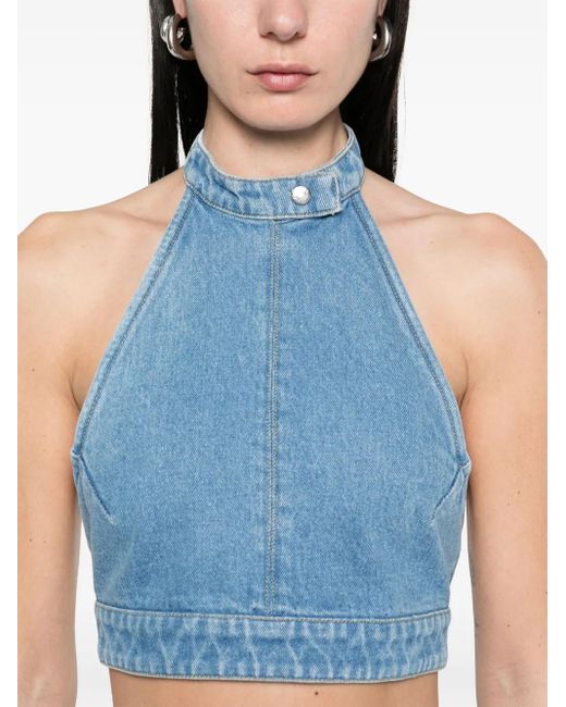 Nanushka Arina Top in het Blue