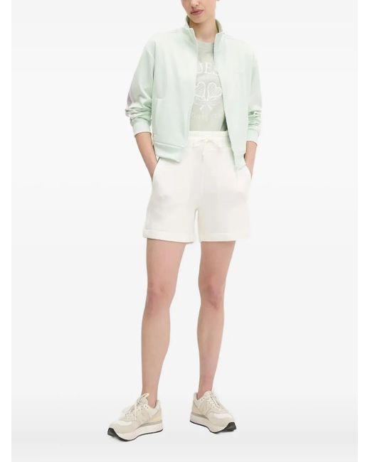Sweat Zippé À Détails Rayés Guess en coloris Natural