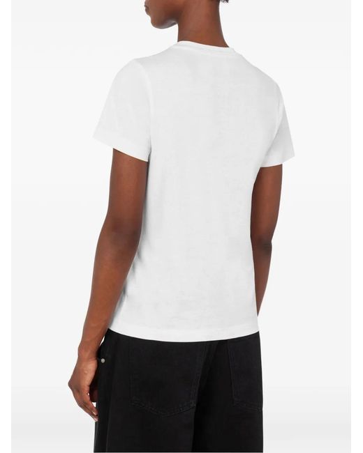 Moschino White Teddy Bear Graphic-Print T-Shirt