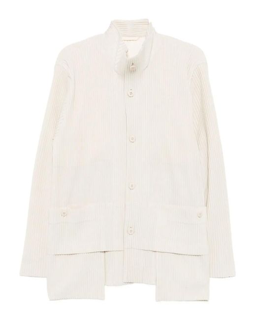メンズ Homme Plissé Issey Miyake マルチポケット ジャケット White