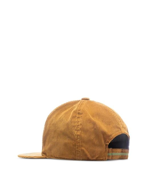 South2 West8 Natural Embroidered Trucker Cap for men