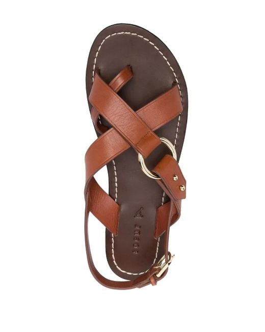 Soeur Brown Florence Flat Sandals