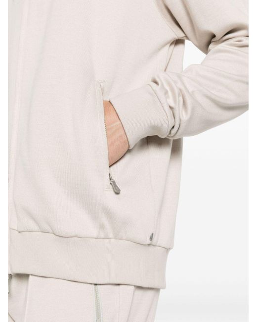 Chemise zippée en coton mélangé Eleventy pour homme en coloris White