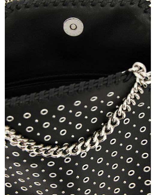 Stella McCartney Black Tiny Falabella Stud-Embellished Tote Bag