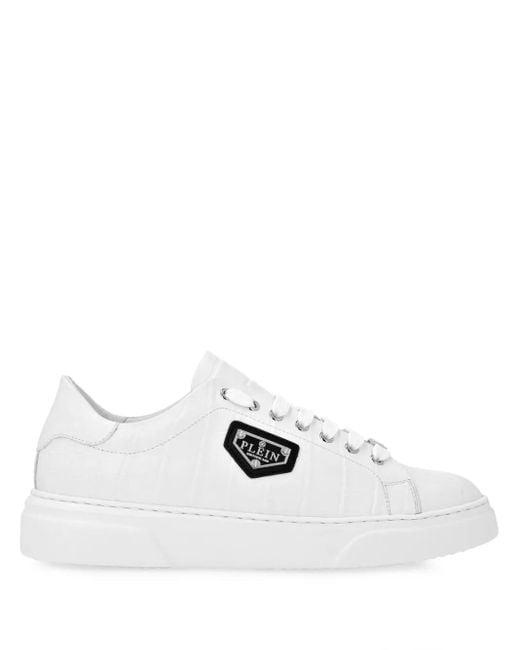 Philipp Plein Lo-top Crocco スニーカー White