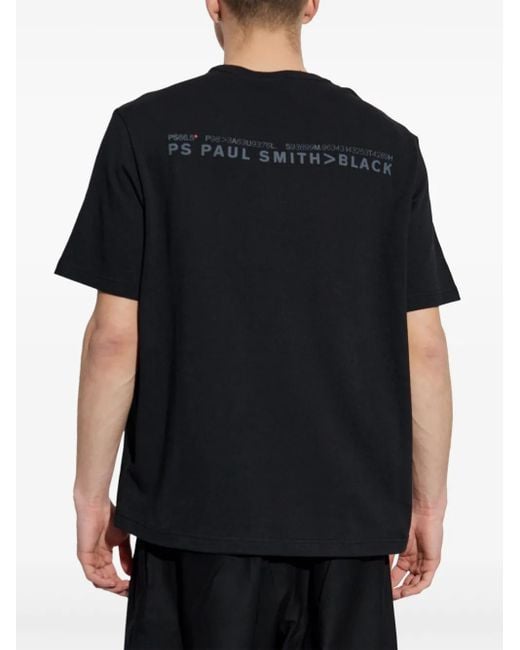 Paul Smith Black Skull-Graphic T-Shirt for men