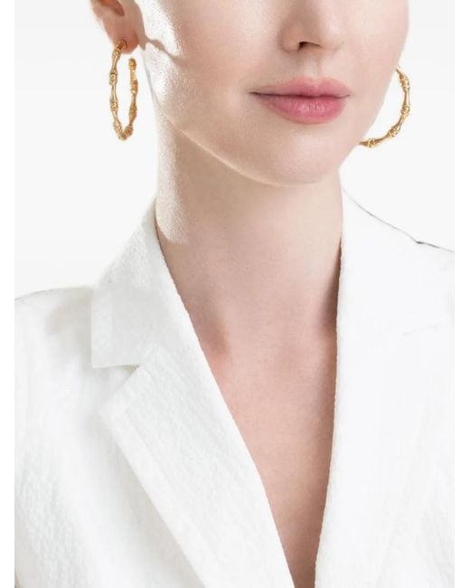 Gas Bijoux Metallic Hoop Earrings