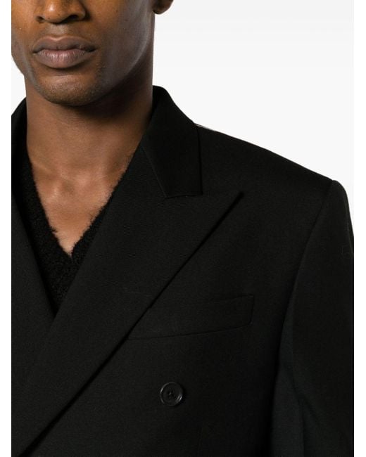 Versace Blazer Met Dubbele Rij Knopen in het Black voor heren