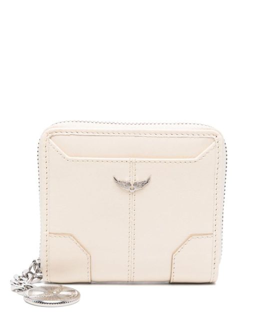 Zadig & Voltaire Natural Sunny Mini Coin Wallet