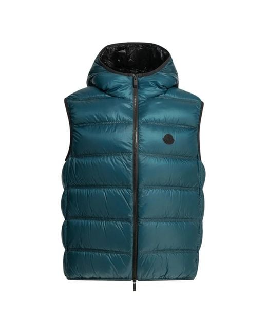 Moncler Green Panestrel Hooded Gilet for men