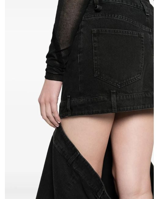 The Attico Denimrok in het Black