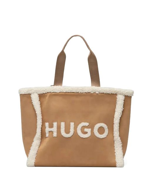 Borsa Tote Becky di HUGO in Natural