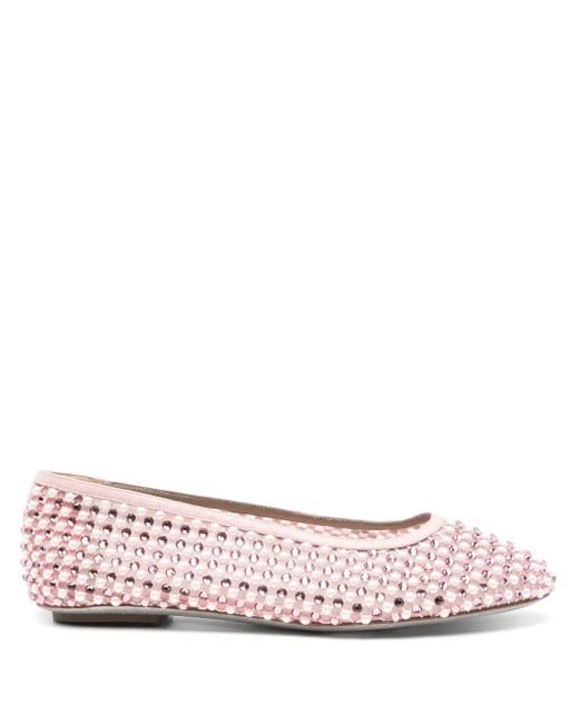 Ballerines À Ornements Genny en coloris Pink