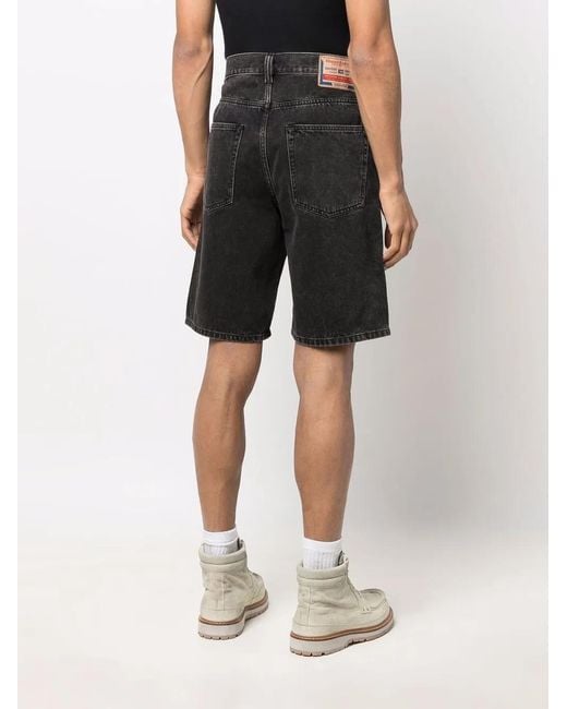 DIESEL Gray D-Macs-Z Denim Shorts for men