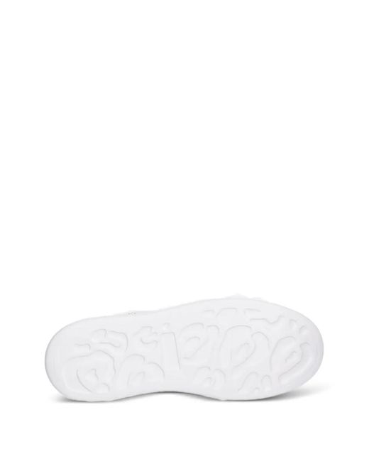 Just Cavalli White Logo-Plaque Sneakers
