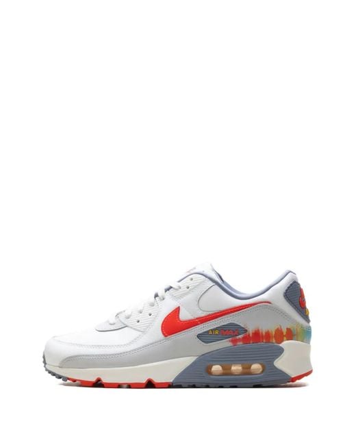 Nike White Air Max 90 Premium Sneakers for men