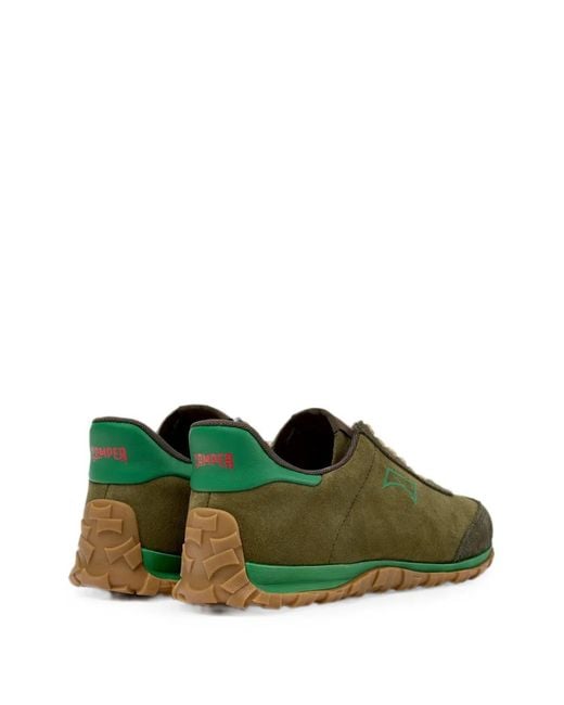 Camper Green Drift Walk Suede Sneakers for men