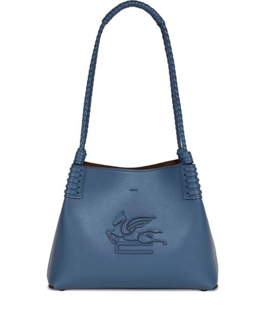Etro Blue Small Libra Tote Bag