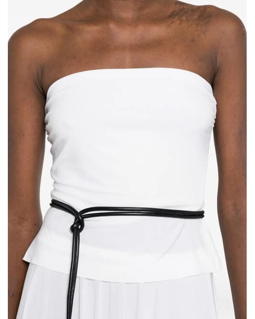 Norma Kamali Top in het White
