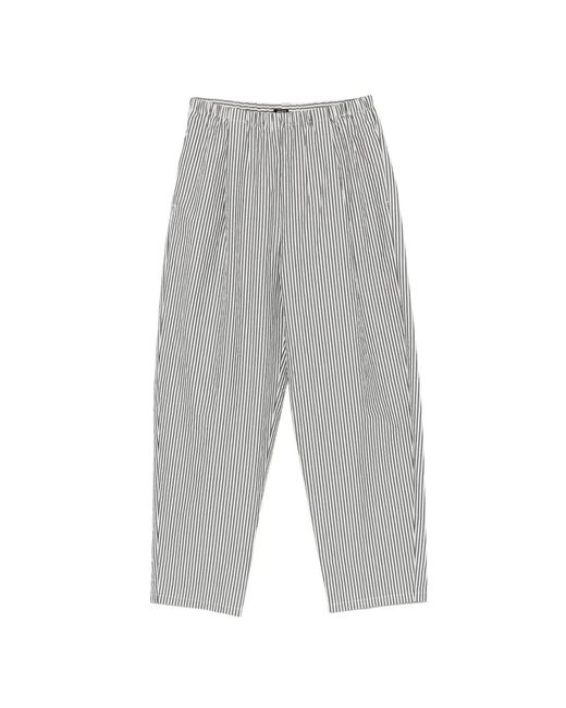 Apuntob Gray Pocket Striped Trousers