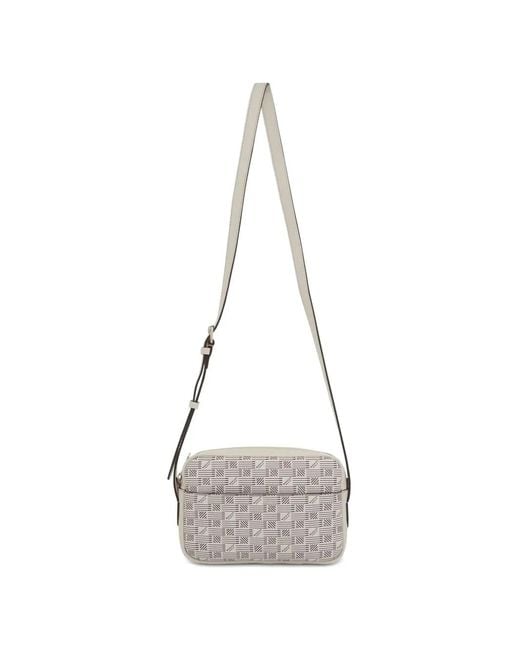 Moreau Gray Savoie 24 Pm Monogram-Pattern Shoulder Bag