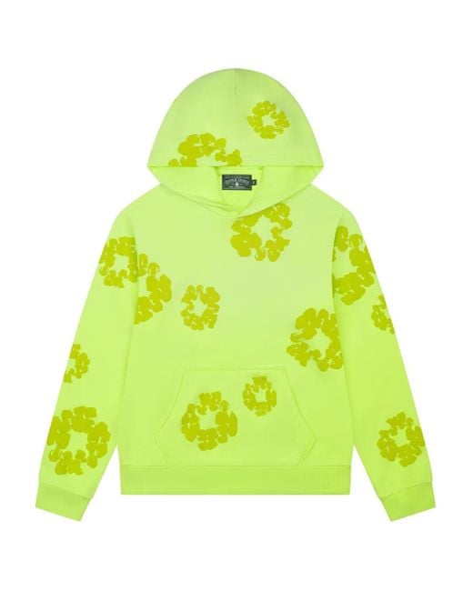 DENIM TEARS Yellow Mono Cotton Wreath Hoodie for men