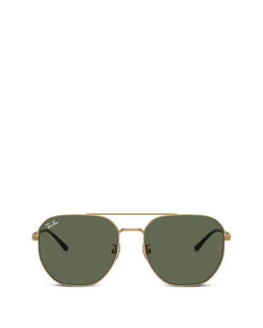 Ray-Ban Green Double-Bridge Sunglasses