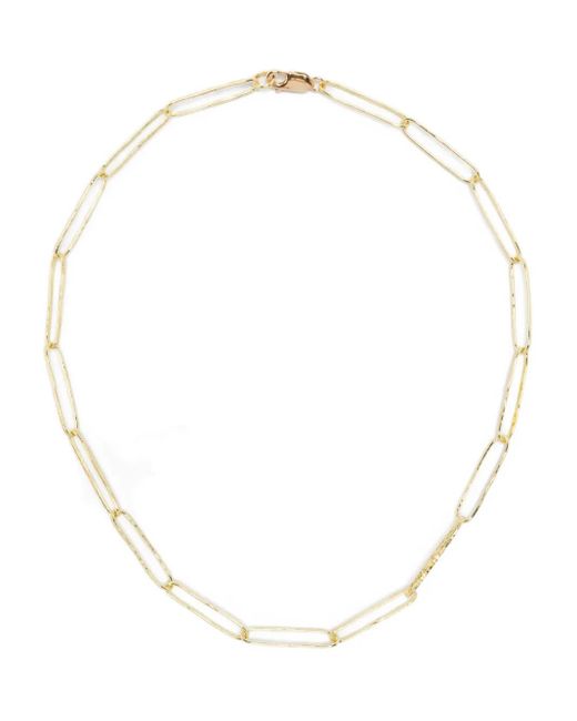 Wouters & Hendrix Natural 18K Hammered-Link Necklace