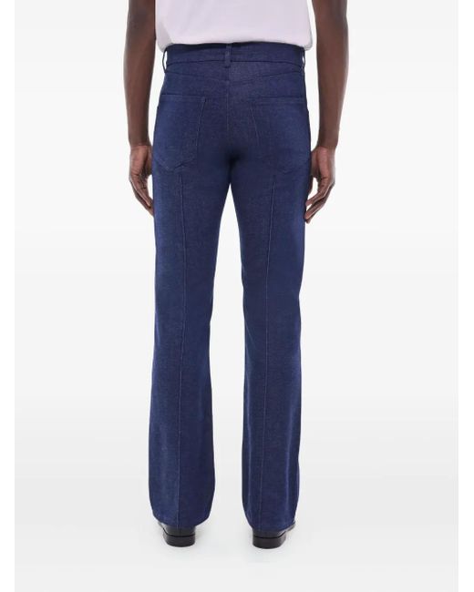 Fursac Blue Bootcut Jeans for men