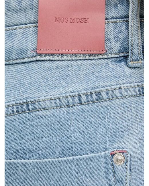 Mos Mosh Blue Buttoned Denim Jeans