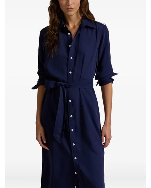 Polo Ralph Lauren Blue Cory Shirt Dress