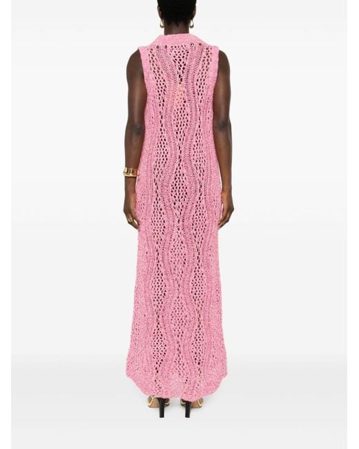 Rodebjer Pink Vague Knitted Dress