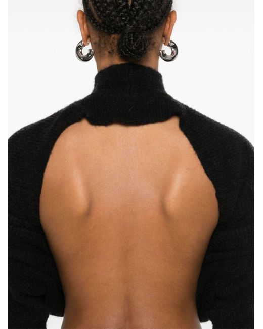 Rick Owens Black Headon Lupetto Sweater