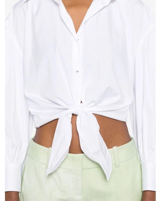 Ermanno Scervino White Cotton Shirt