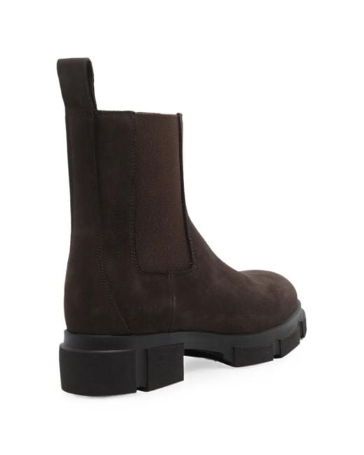 COPENHAGEN Black Suede Chelsea Boots