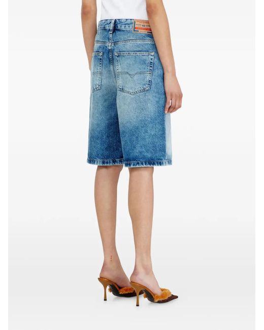 DIESEL Blue De-Sire-Short Denim Shorts