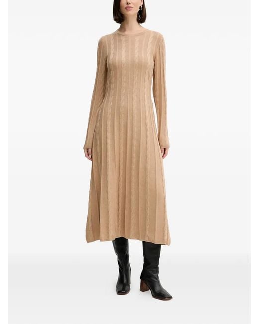 Pedro Del Hierro Madrid Natural Cable-Knit Modo Dress