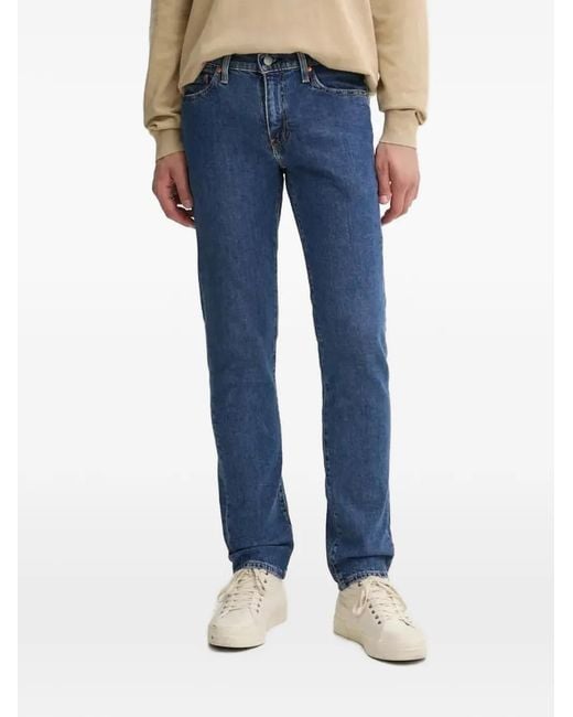 Levi's Blue Five-Pocket Jeans for men