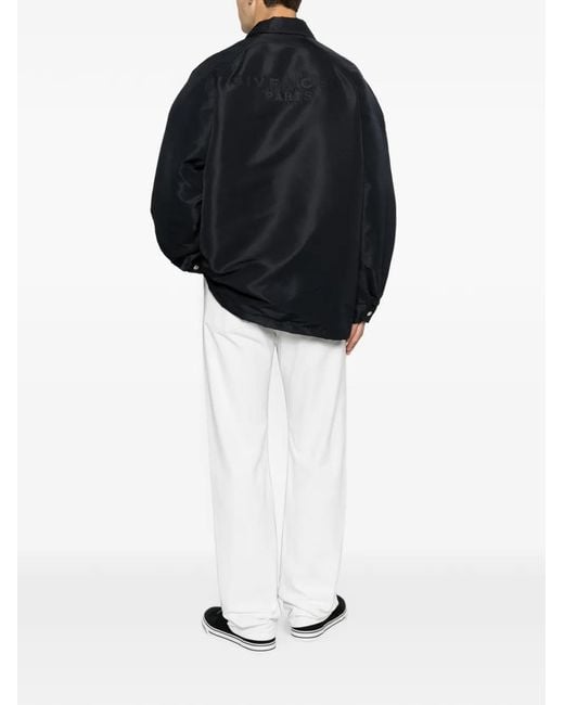 Givenchy Black Veste À Logo Brodé for men