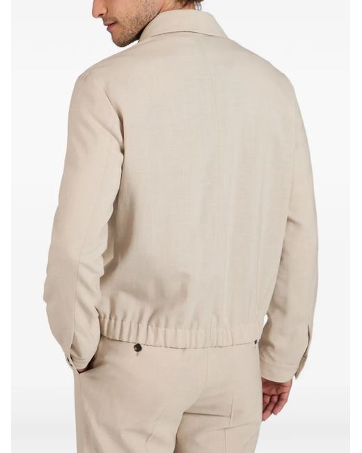 Slowear Natural Summertime Tailored Blouson Jacket for men