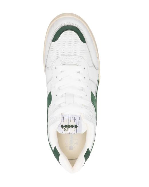 Diadora White B.560 Heritage Low-Top Sneakers for men
