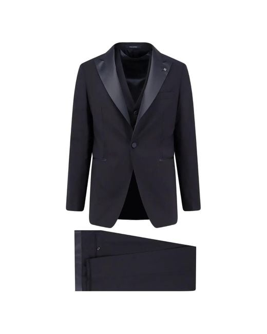 Tagliatore Blue Single-Breasted Suit for men