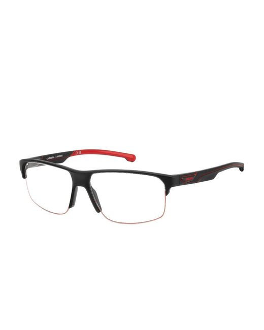 Carrera Black Carduc 059 Rectangular-Frame Glasses for men